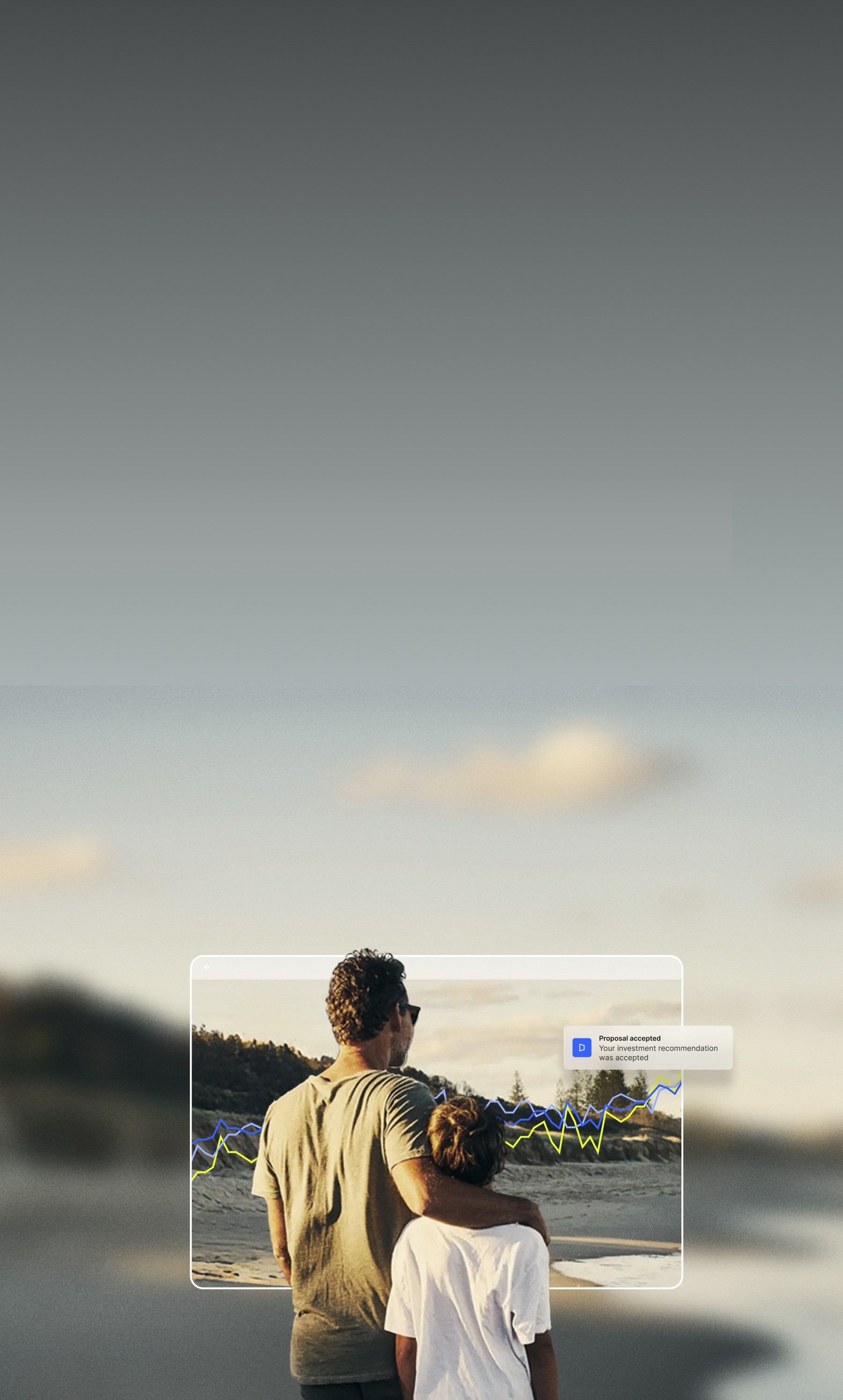 Growth - Financial advisor consulting with client